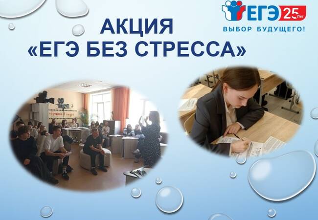 image-В Брянской области прошла акция «ЕГЭ без стресса»