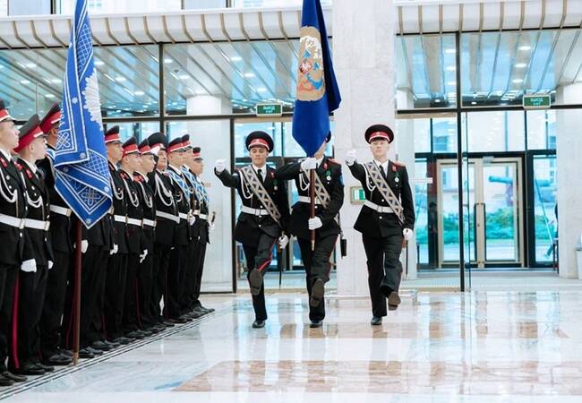 image-Стародубский казачий кадетский корпус имени Героя Советского Союза А.И. Тарасенко получил Переходящее знамя Президента РФ