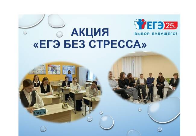 image-В регионе пройдёт акция «ЕГЭ без стресса»