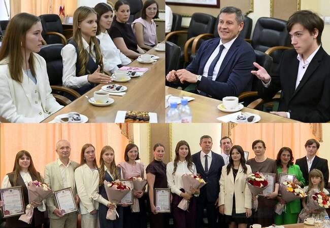 image-Врио губернатора Брянской области встретился с выпускниками-мультибалльниками