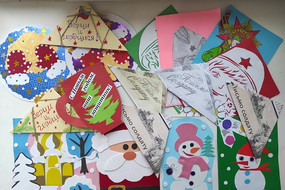 Фронтовая открыка к Новому году