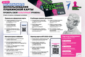 Чек-лист Пушкинская карта